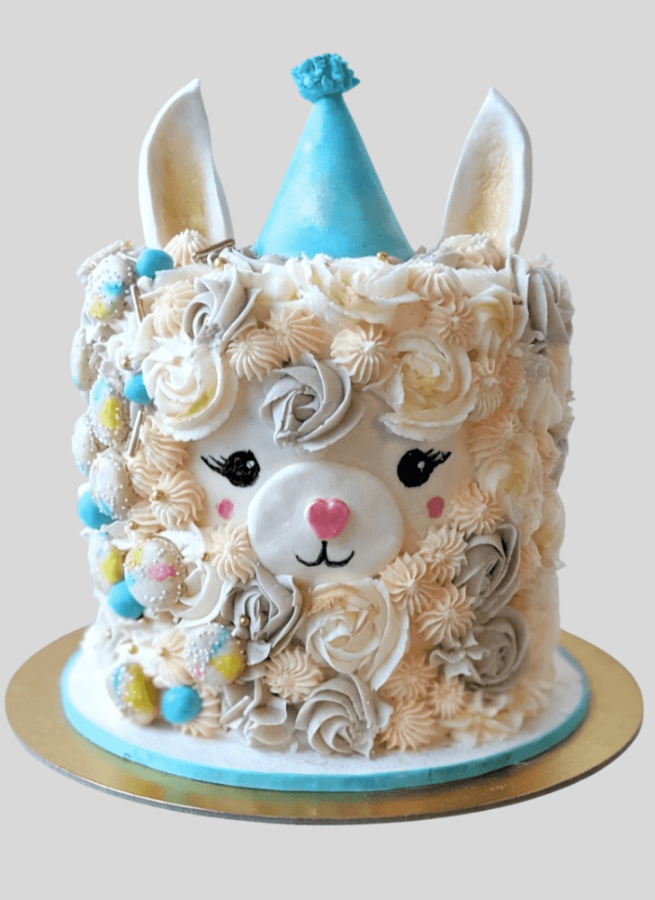 Lovely Alpaca Cake Design