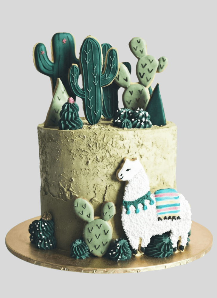 Pretty Alpaca Cake