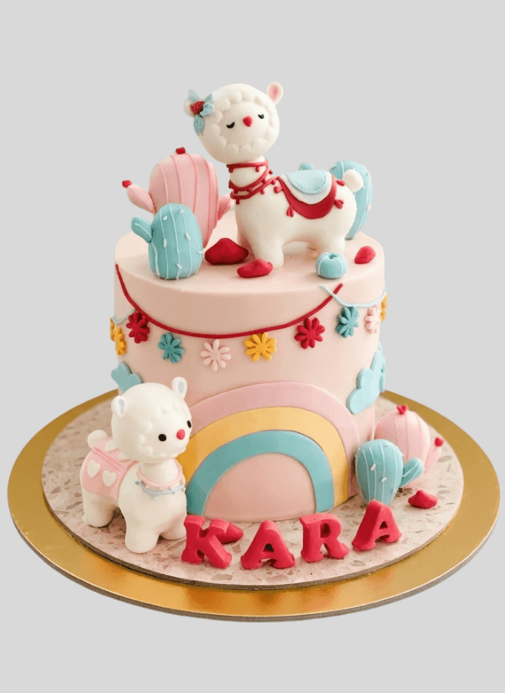Shapely Alpaca Cake