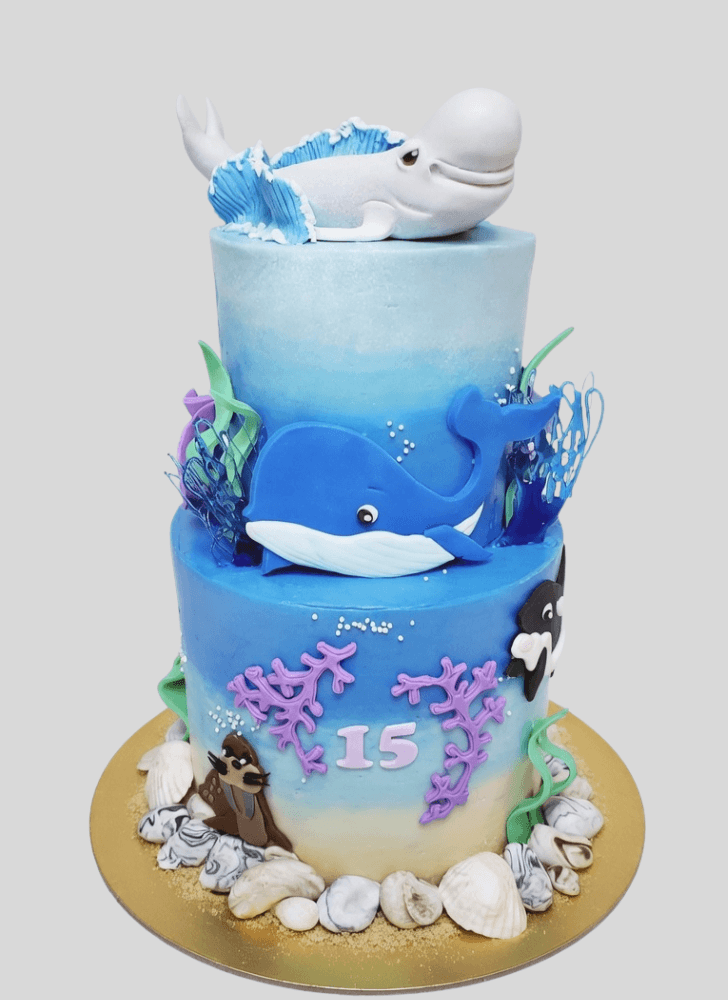 Alluring Beluga Cake