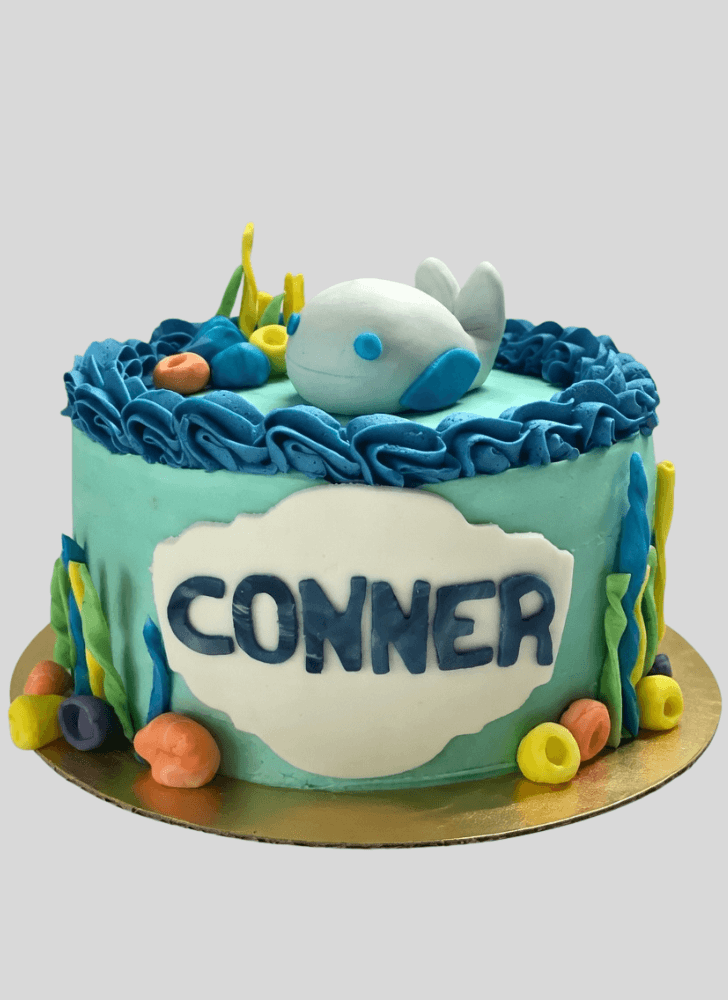 Beauteous Beluga Cake