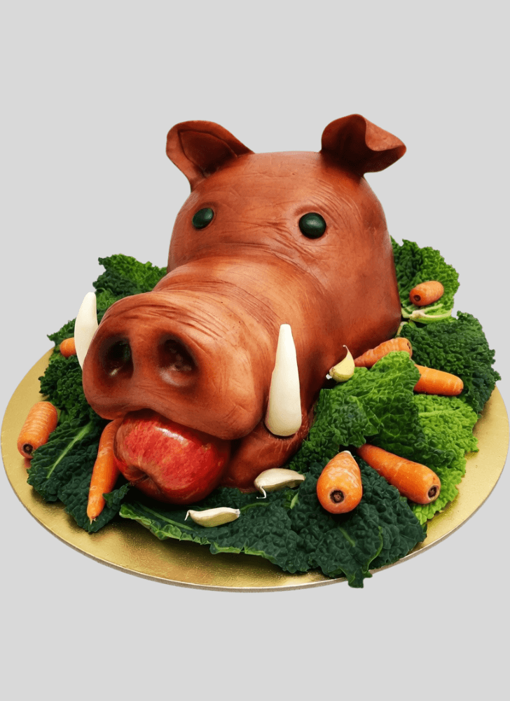 Angelic Boar Cake