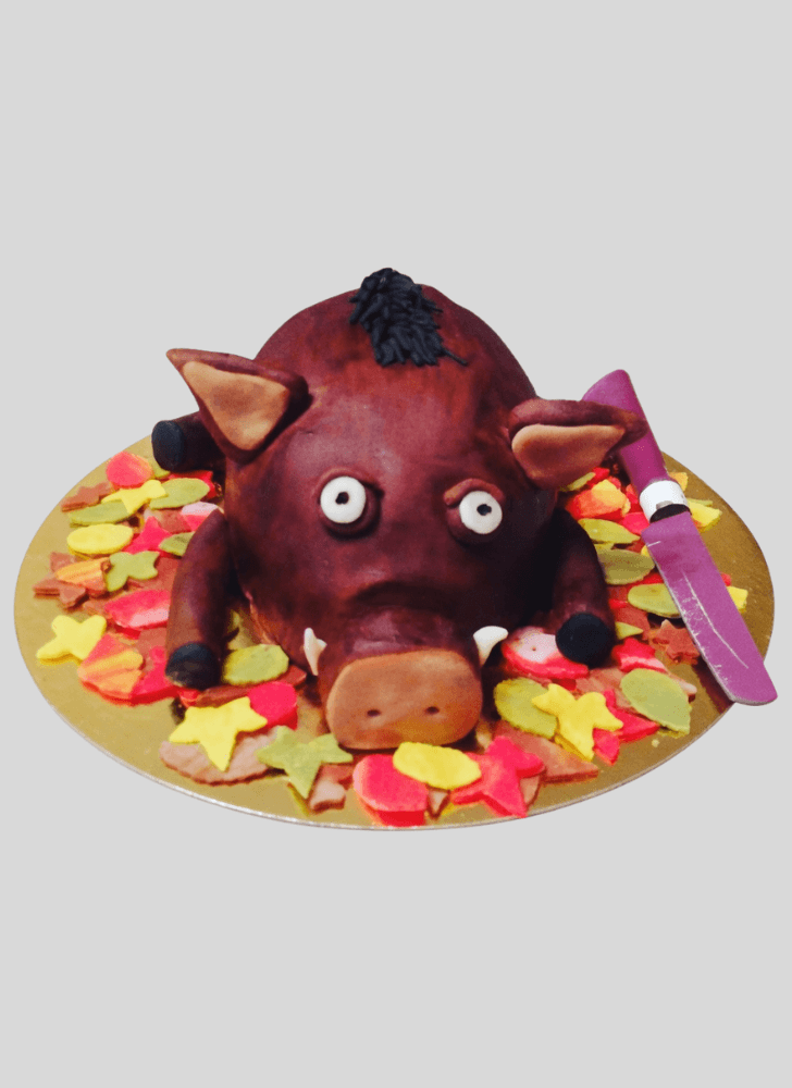 Beauteous Boar Cake