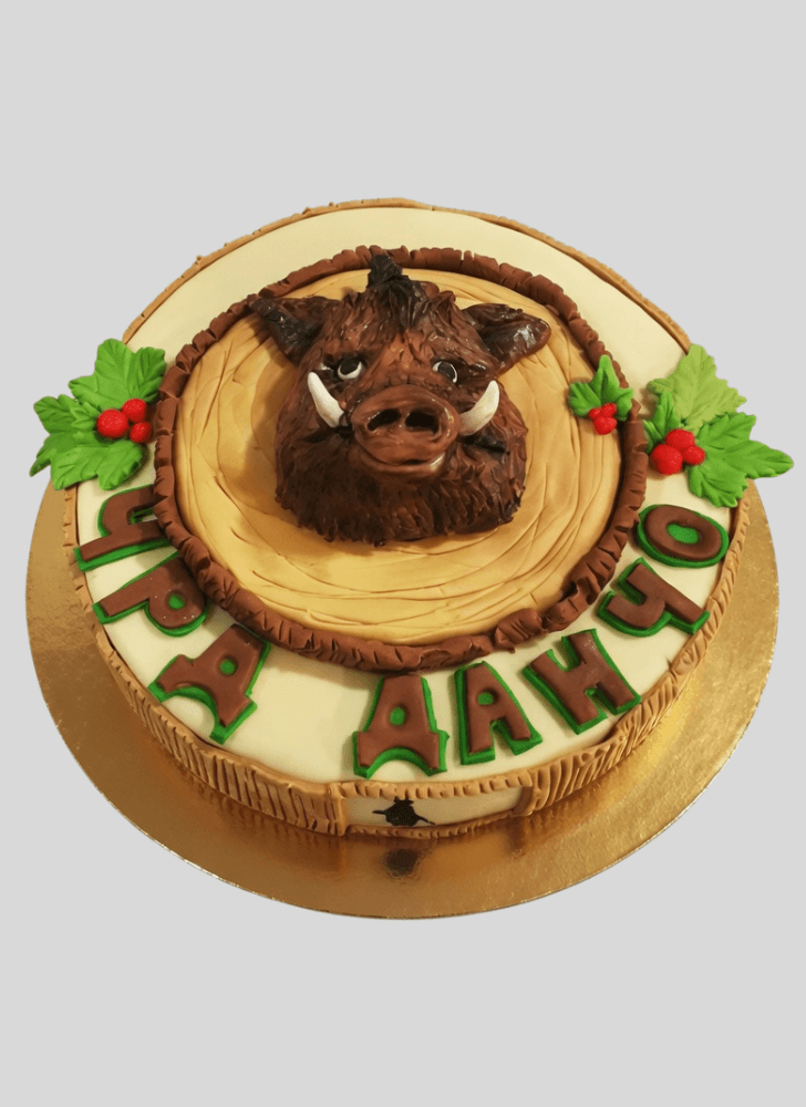 Bewitching Boar Cake