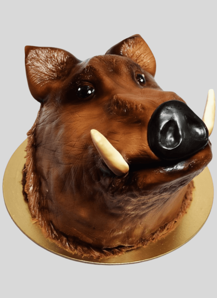 Cute Boar Cake