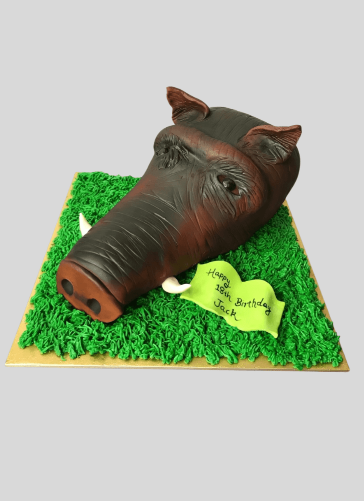 Enthralling Boar Cake