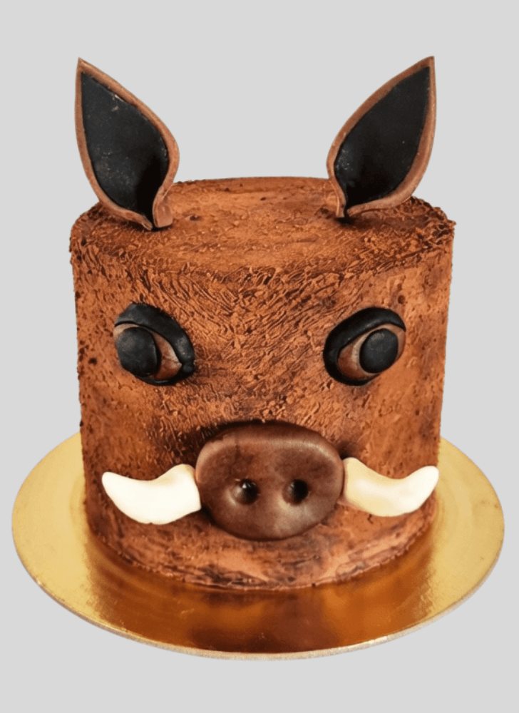 Handsome Boar Cake