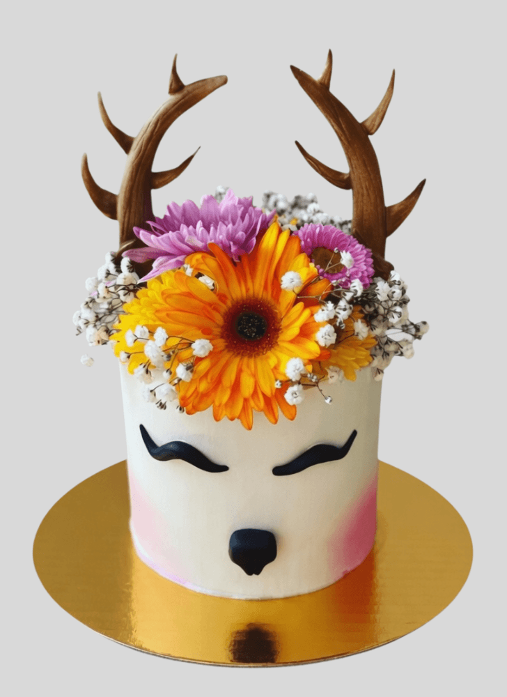 Admirable Deer Cake Design