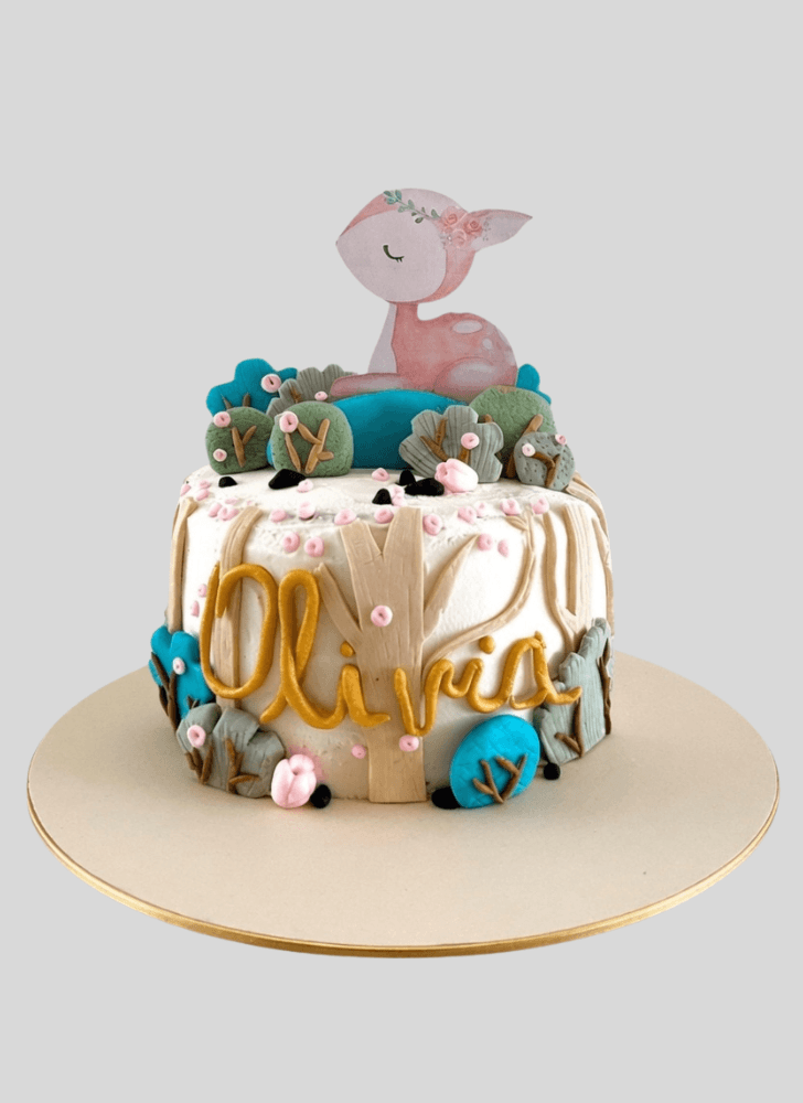 Adorable Deer Cake