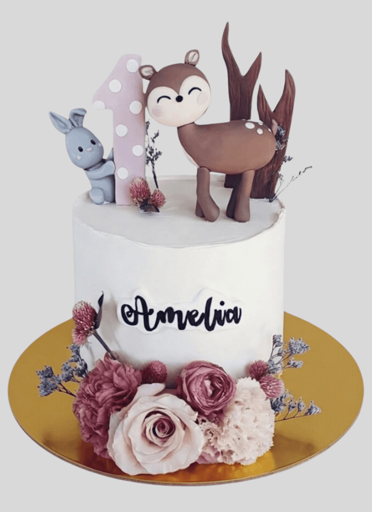 Angelic Deer Cake