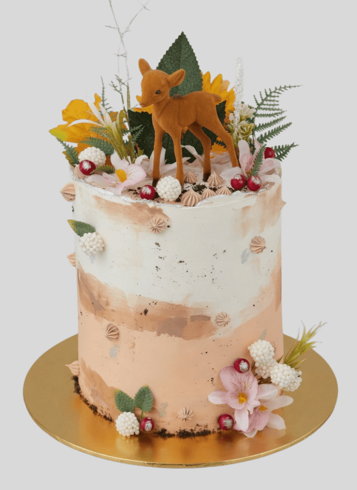 Charming Deer Cake