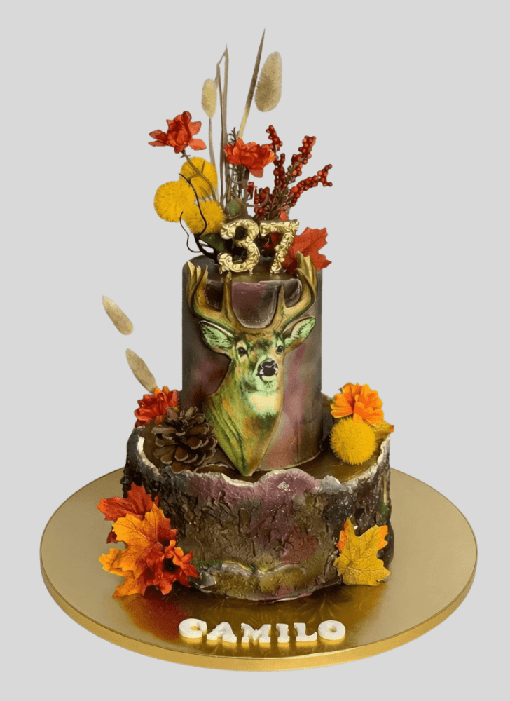 Graceful Deer Cake
