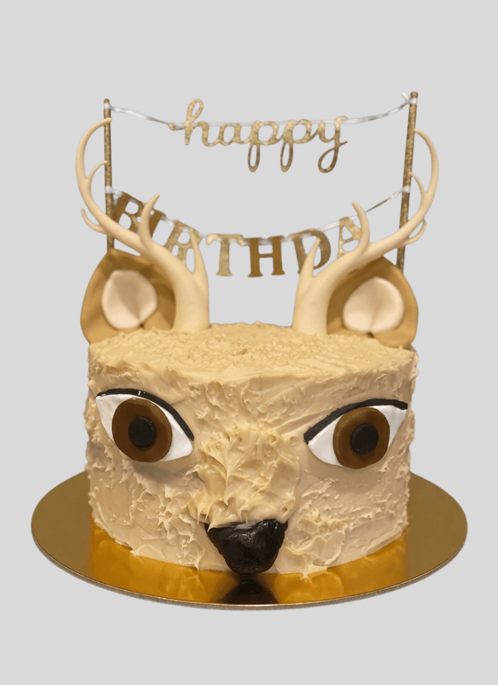 Handsome Deer Cake