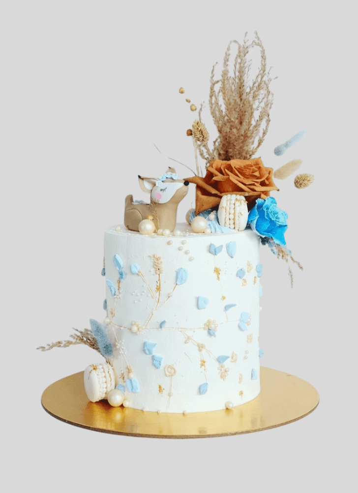 Lovely Deer Cake Design