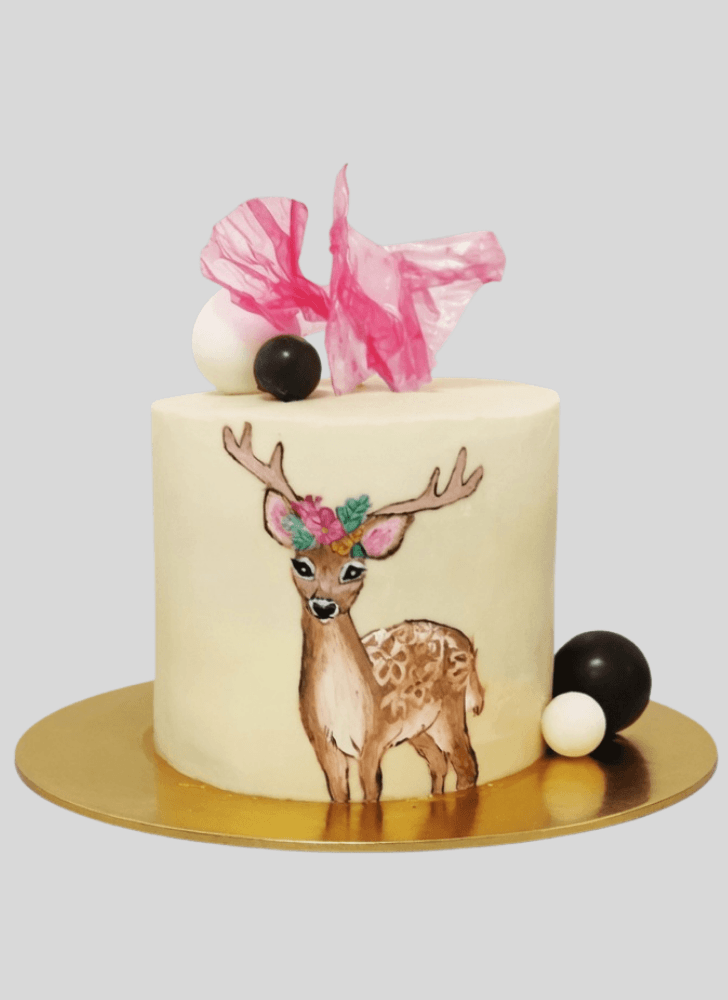 Pretty Deer Cake