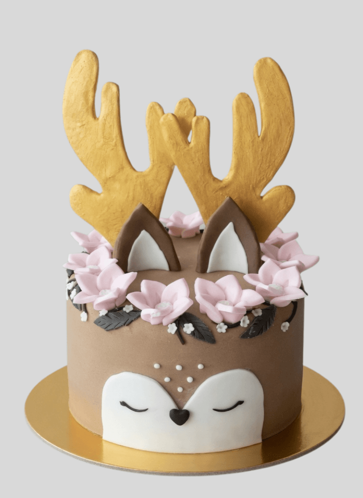 Radiant Deer Cake