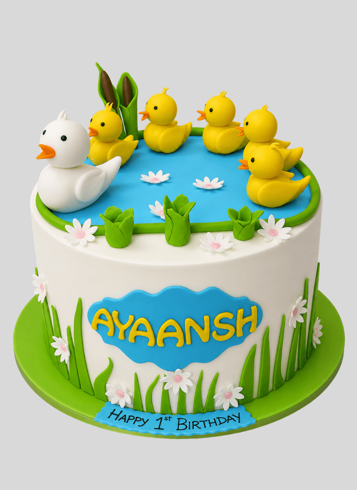 Enthralling Duckling Cake