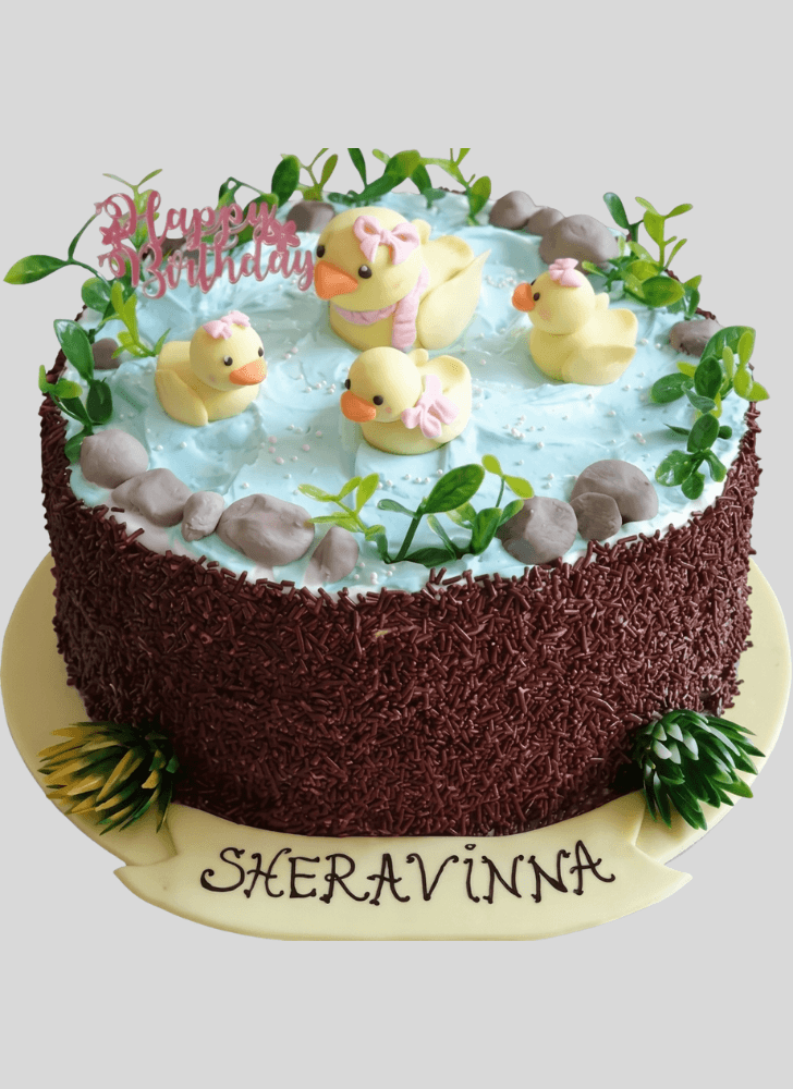 Exquisite Duckling Cake