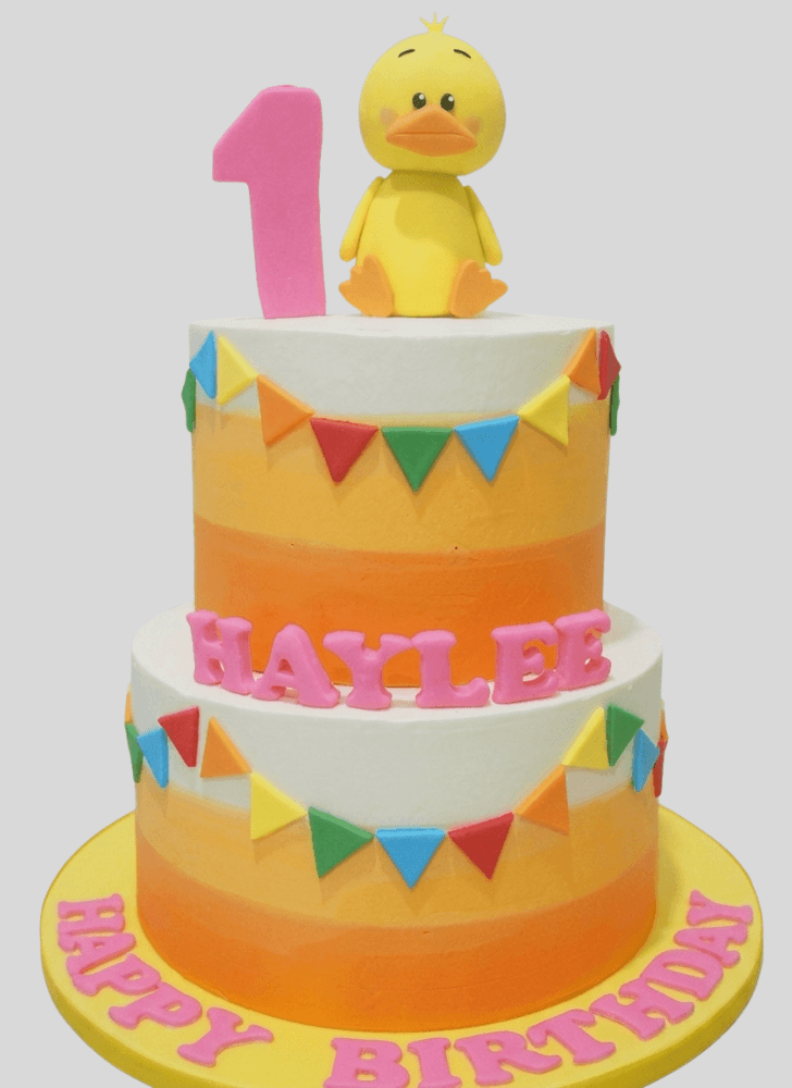 Lovely Duckling Cake Design