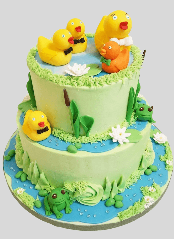 Radiant Duckling Cake