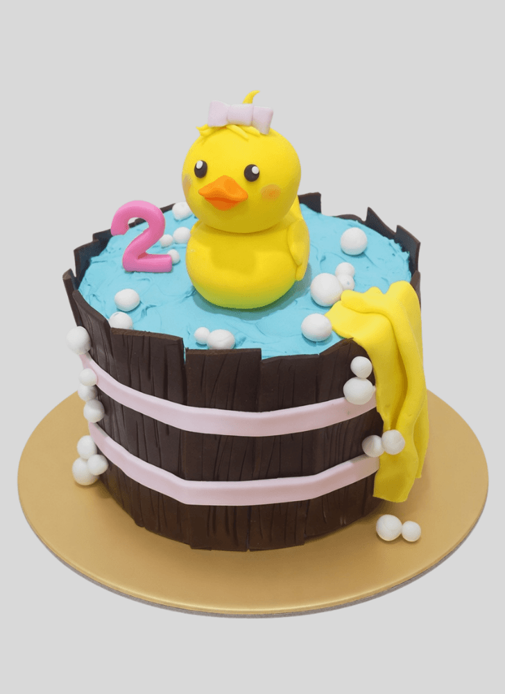 Resplendent Duckling Cake