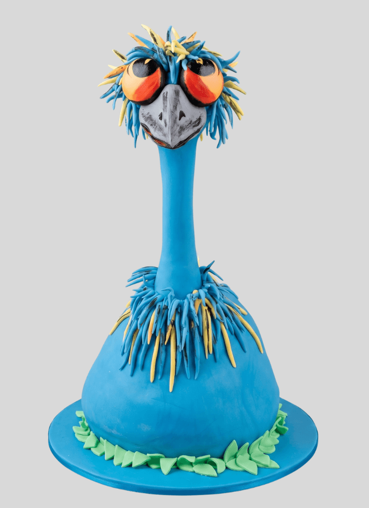 Admirable Emu Cake Design