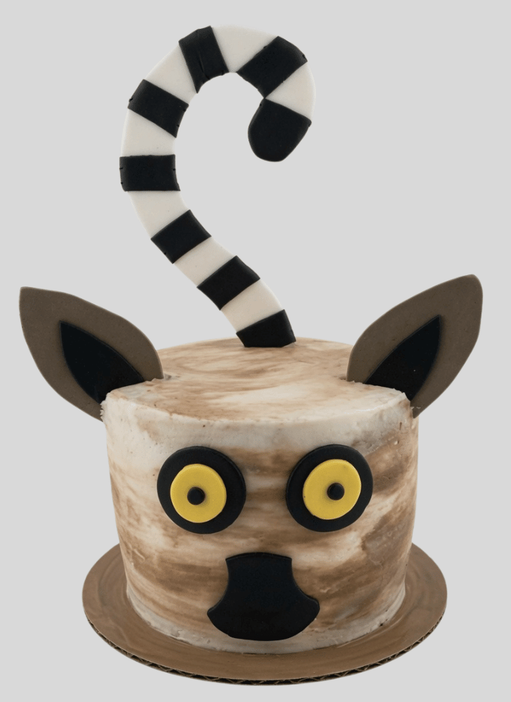 Captivating Lemur Cake