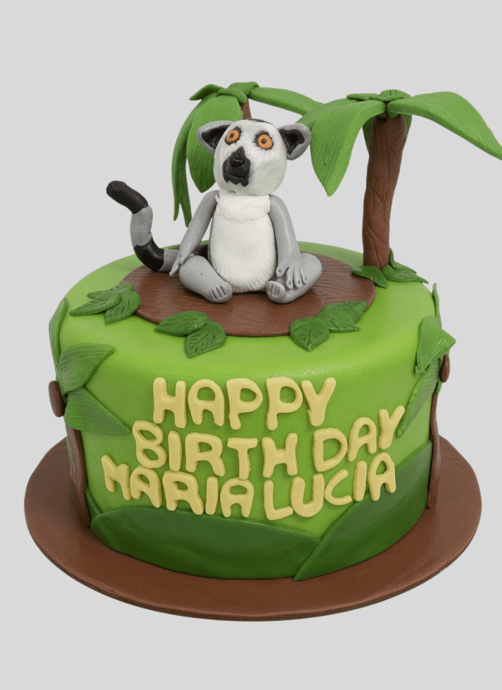 Cute Lemur Cake