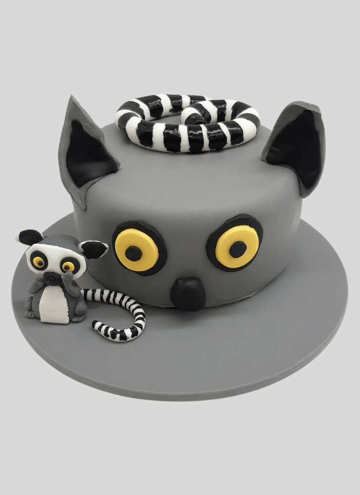 Dazzling Lemur Cake
