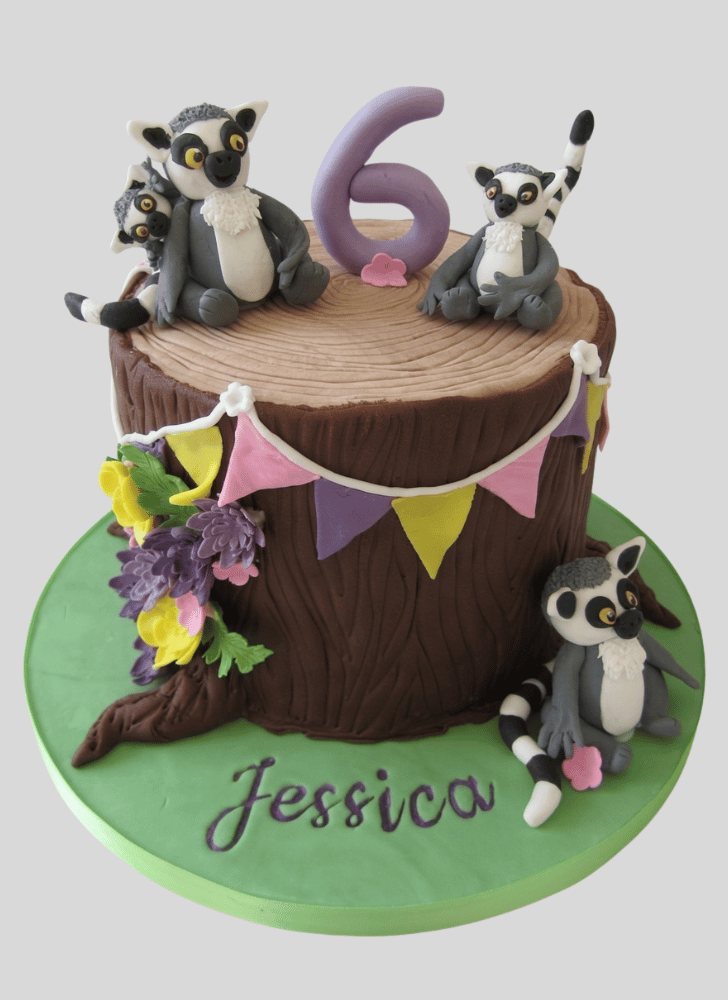 Delicate Lemur Cake