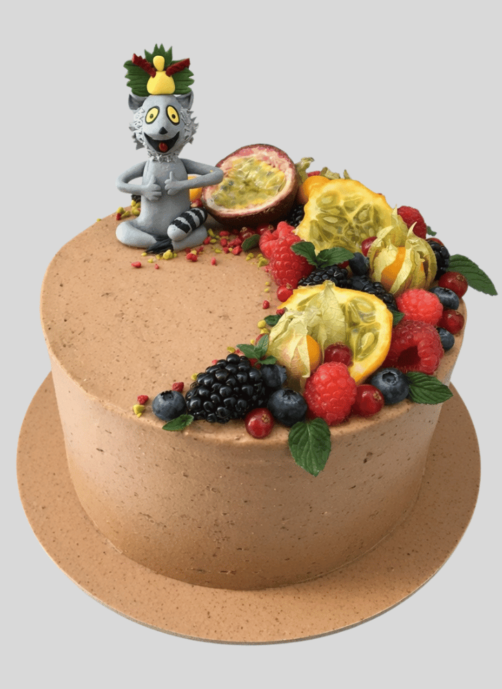 Delightful Lemur Cake