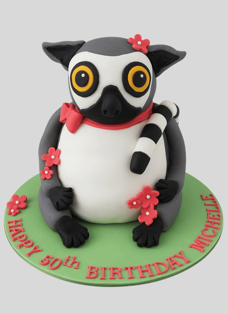 Elegant Lemur Cake