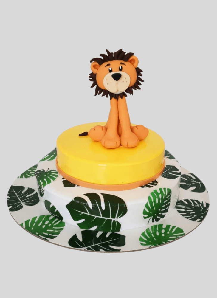 Bewitching Lion Cub Cake