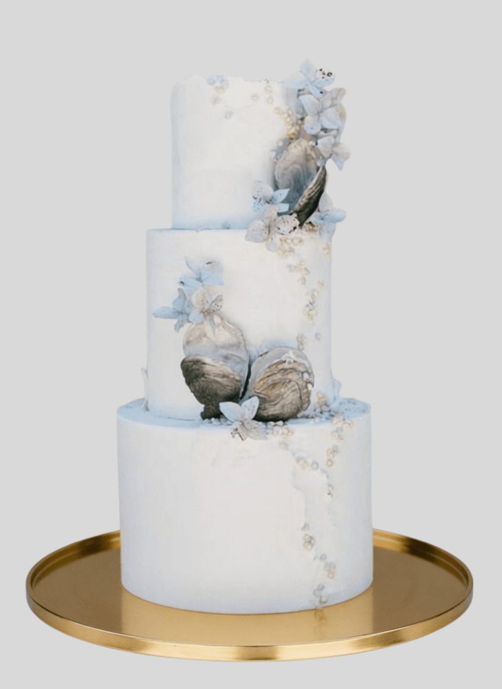 Angelic Oyster Cake