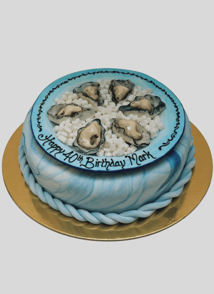 Lovely Oyster Cake Design
