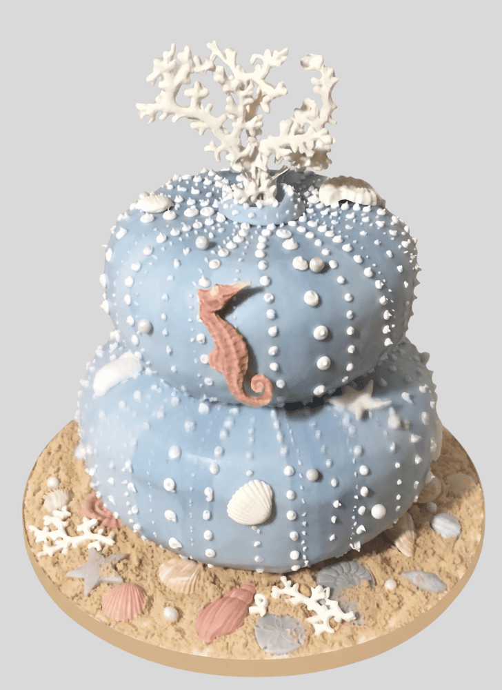 Alluring Sea Urchin Cake