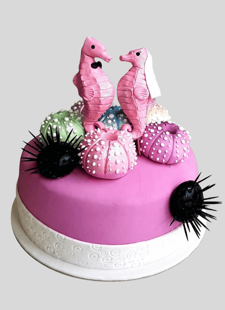 Classy Sea Urchin Cake