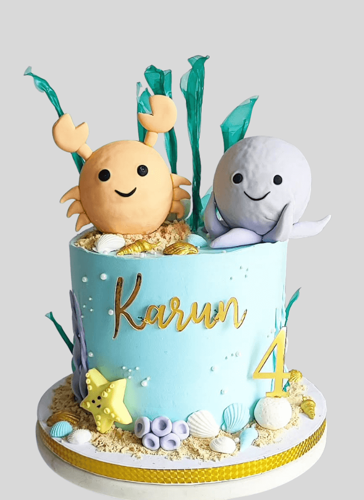 Dazzling Shells Cake