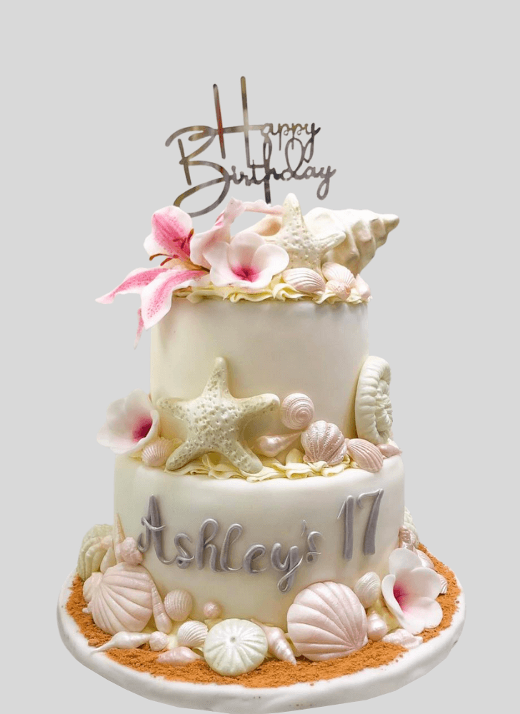 Inviting Shells Cake