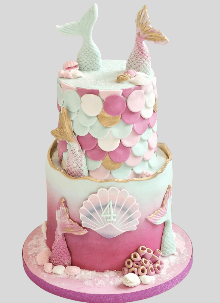 Mesmeric Shells Cake