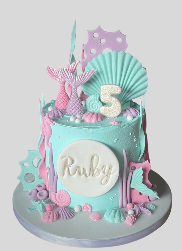 Pretty Shells Cake