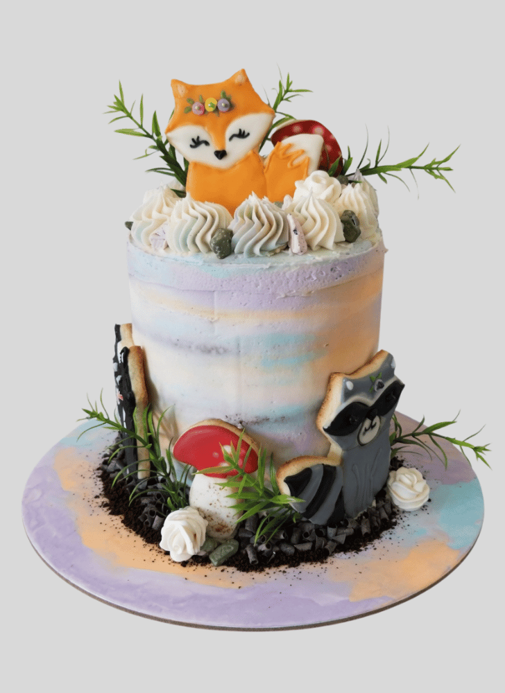 Angelic Skunk Cake