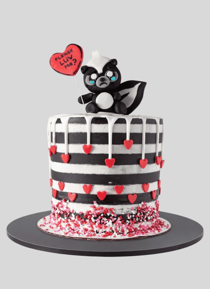 Appealing Skunk Cake