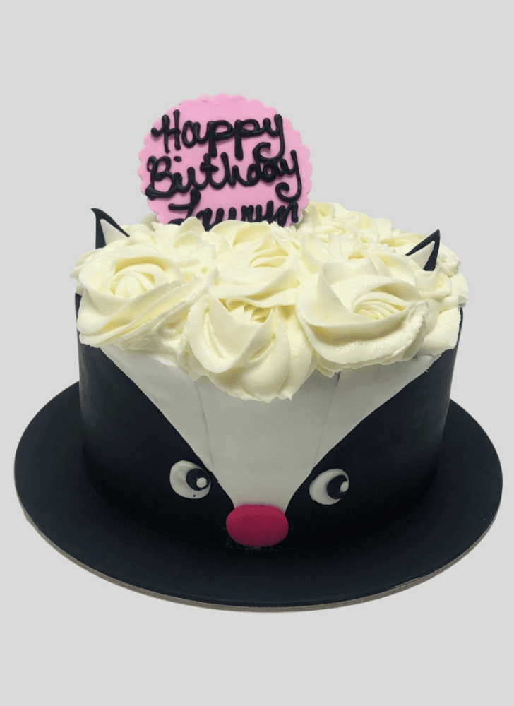 Delicate Skunk Cake
