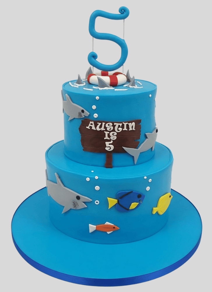 Beauteous Tropical Fish Cake