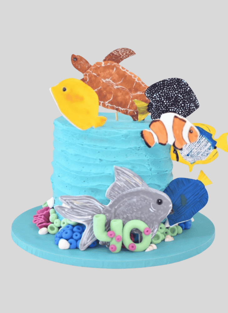 Bewitching Fishching Tropical Fish Cake