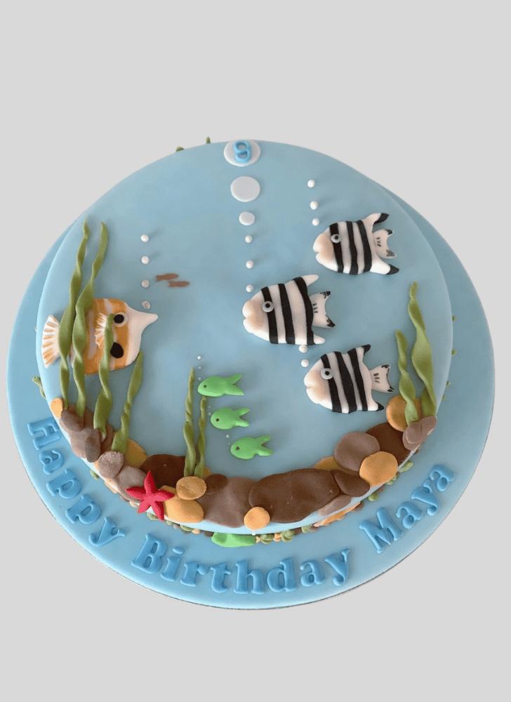 Captivating Tropical Fish Cake