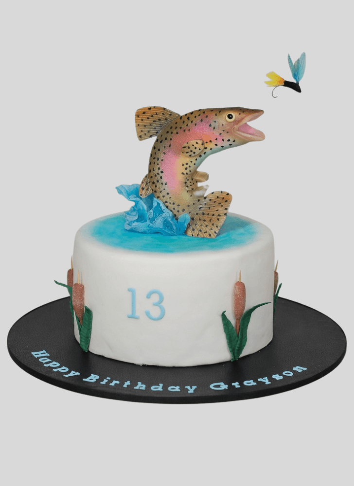 Wonderful Trout Cake Design