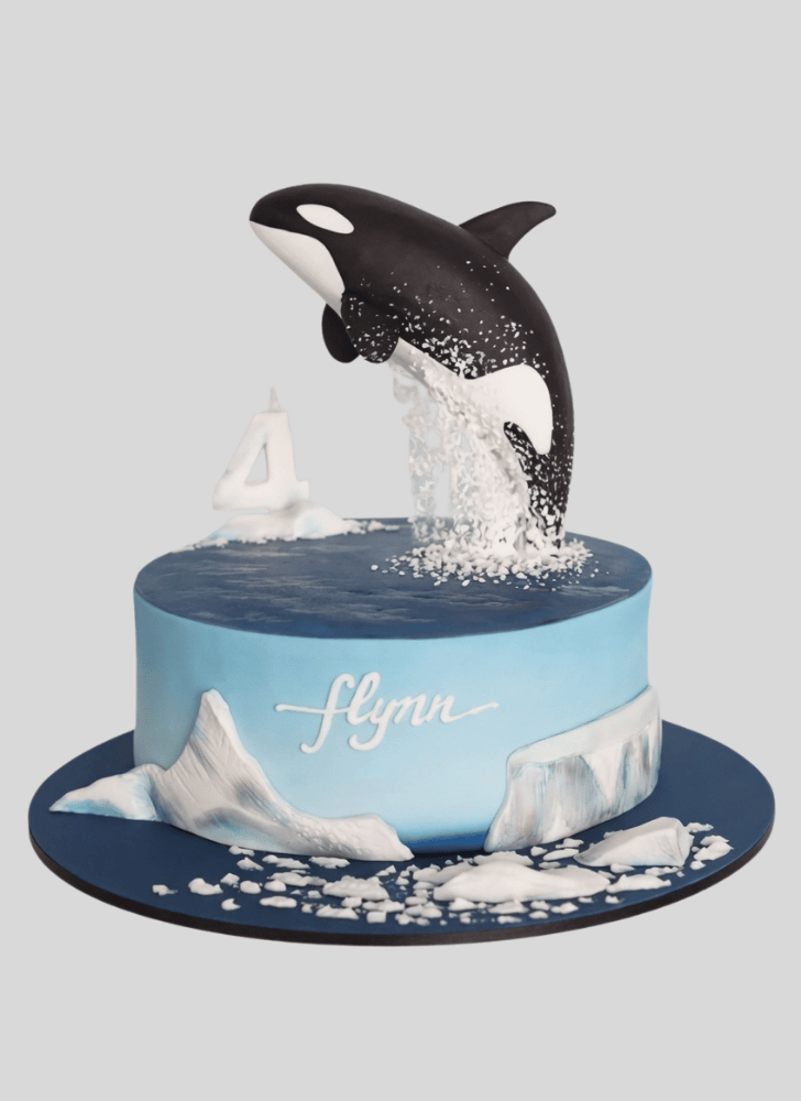 Elegant Whale Cake