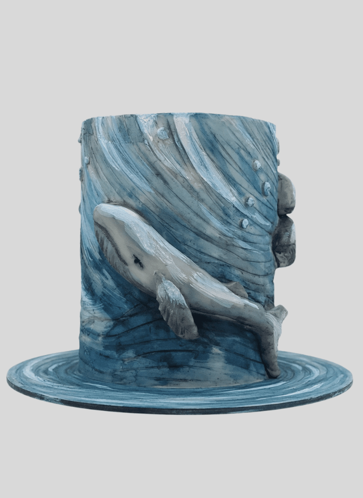 Handsome Whale Cake
